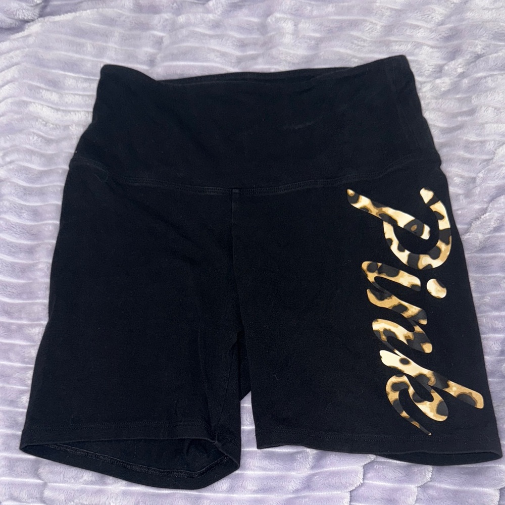 PINK Victoria's Secret Cheetah Print Bike Shorts